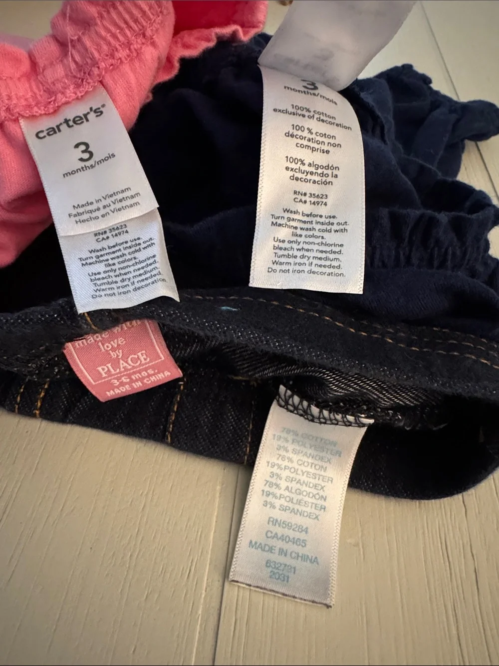 Baby Girl 3-Pack Bottoms Set